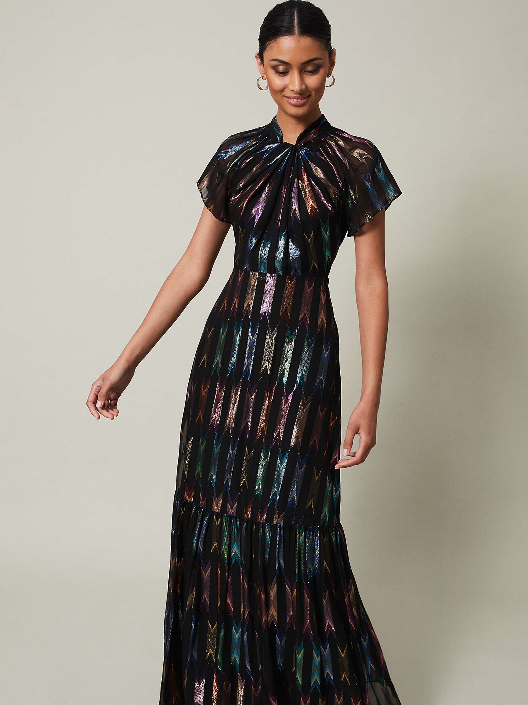 Buy Phase Eight Letitia Jacquard Maxi Dress, Multi Online at johnlewis.com