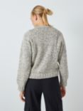 John Lewis Wool Blend Denim Twist Jumper