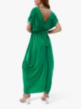 James Lakeland Batwing Pleated Maxi Dress, Green