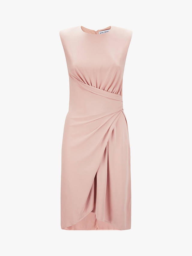 James Lakeland Wrap Sleeveless Dress, Pale Pink