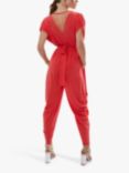 James Lakeland Ruched Jumpsuit, Red