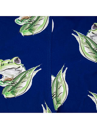 Randy Cow Frogs Print Swim Shorts, Blue/Multi