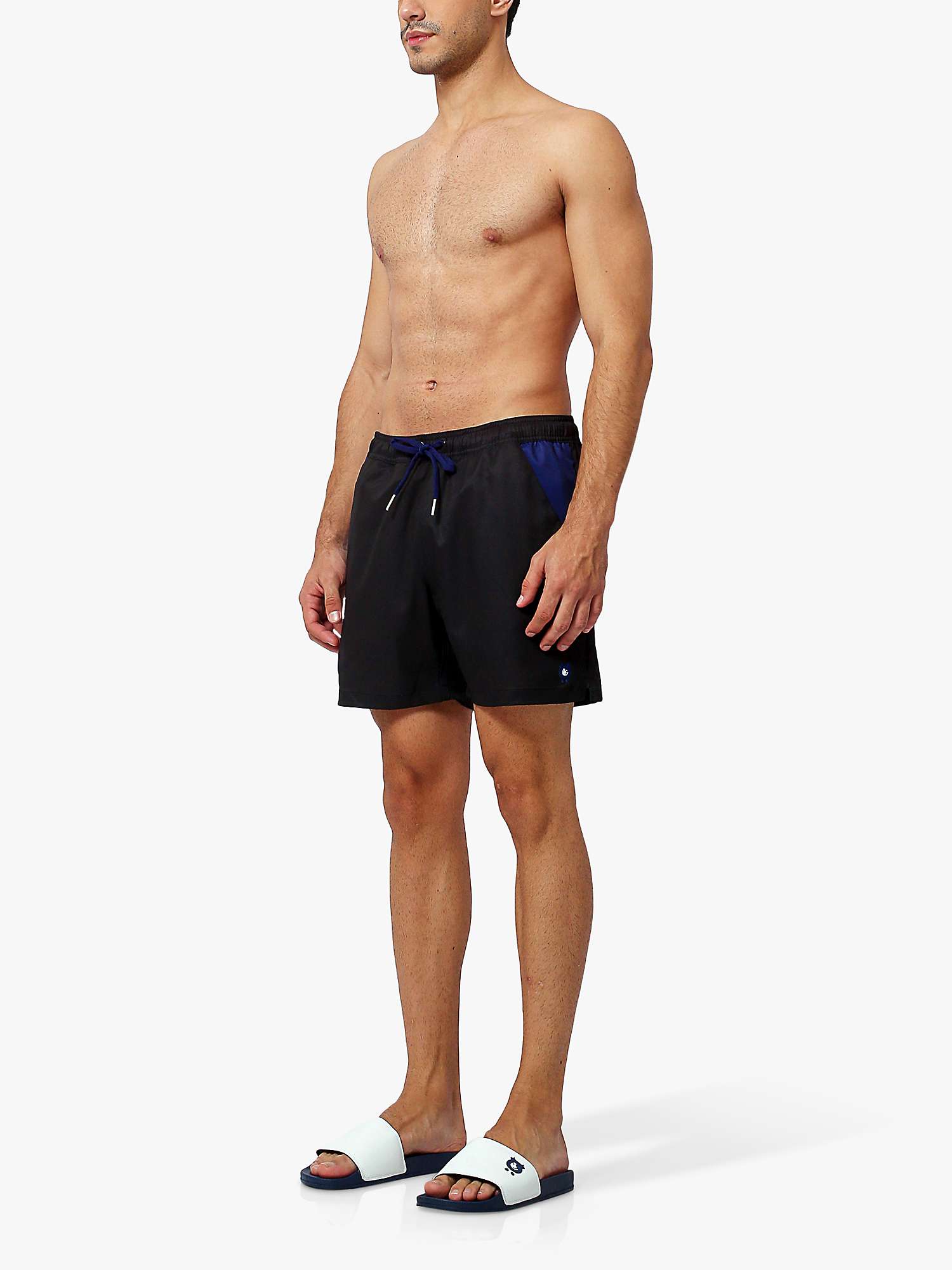 Randy Cow Swim Shorts with Waterproof Pocket, Charcoal at John Lewis ...