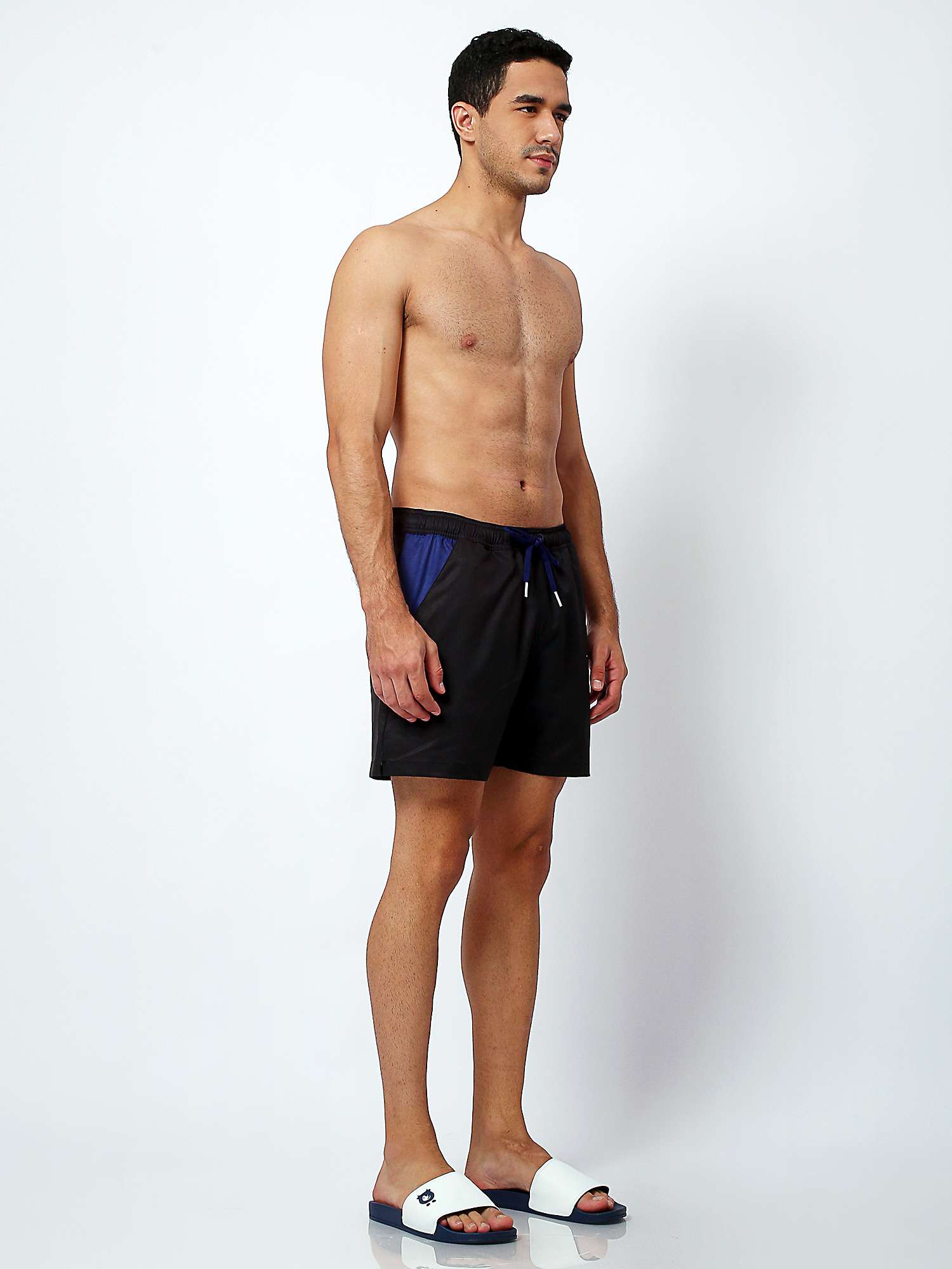 Randy Cow Swim Shorts with Waterproof Pocket, Charcoal at John Lewis ...