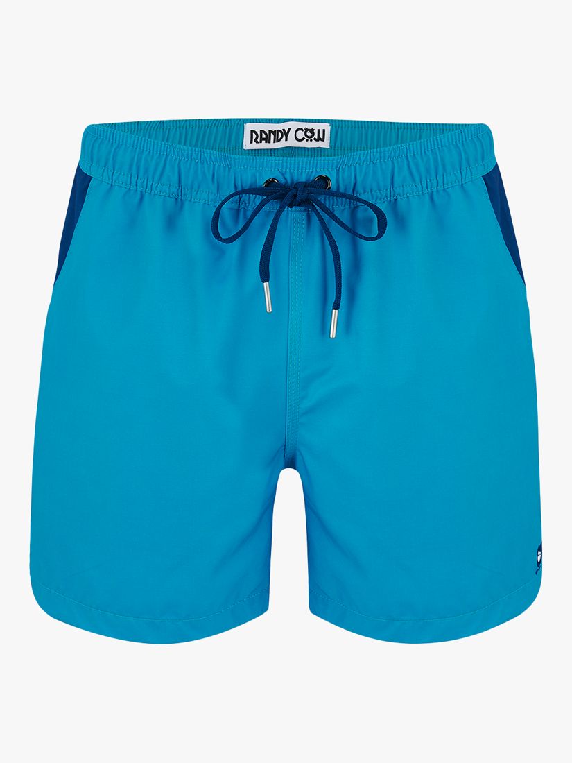 Randy Cow Swim Shorts with Waterproof Pocket, Aquamarine at John Lewis ...