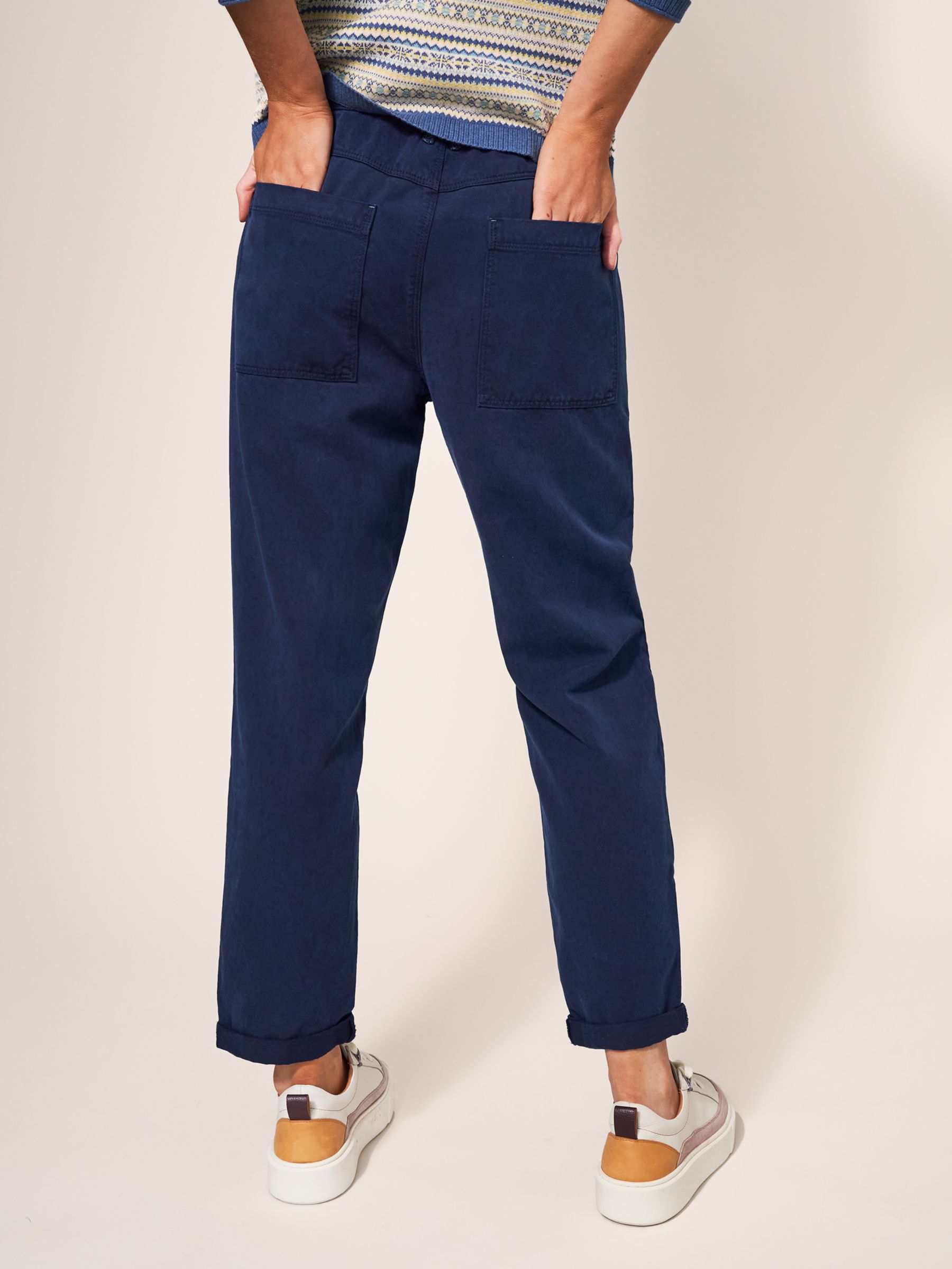 Buy White Stuff Thea Cotton Blend Chinos Online at johnlewis.com