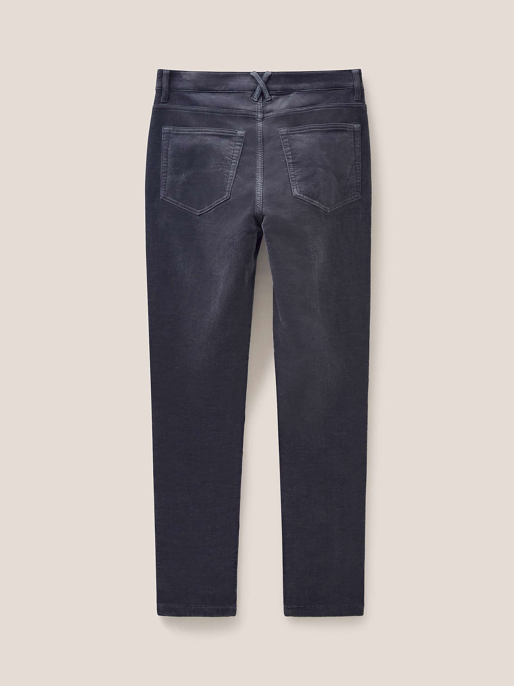 Buy White Stuff Amelia Skinny Cord Trousers, Mid Grey Online at johnlewis.com