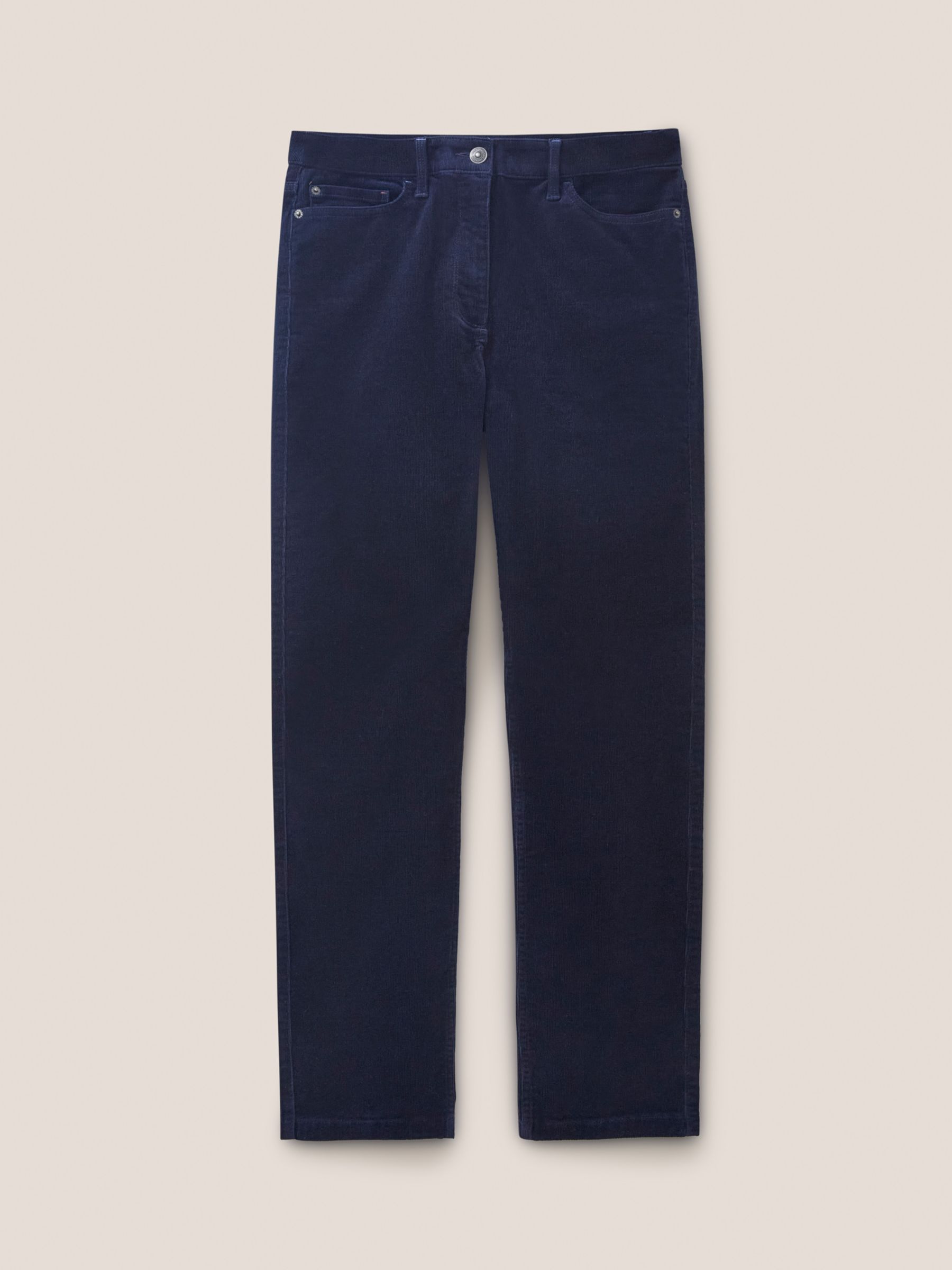 Buy White Stuff Brooke Organic Cotton Straight Cord Trousers Online at johnlewis.com