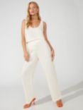 Ro&Zo Sequin Trousers, Ivory