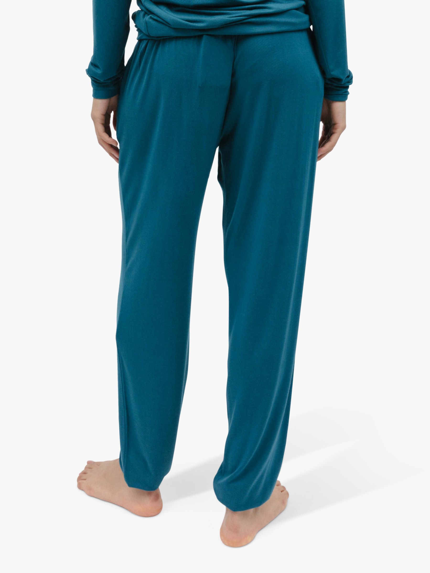 Buy Cyberjammies Maple Knit Plain Pyjama Bottoms, Teal Online at johnlewis.com