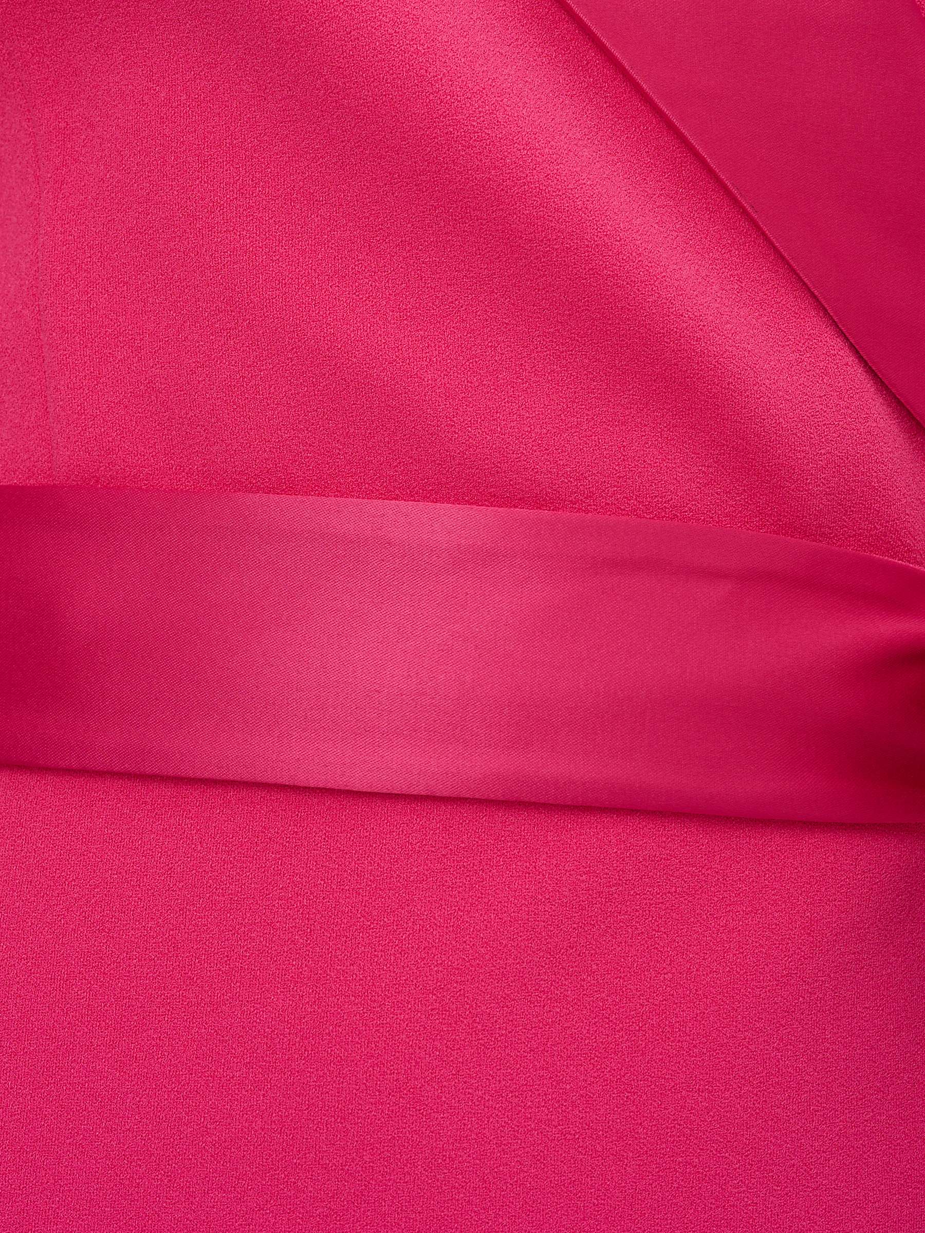 Buy Adrianna Papell Crepe Tuxedo Dress, Cabaret Pink Online at johnlewis.com