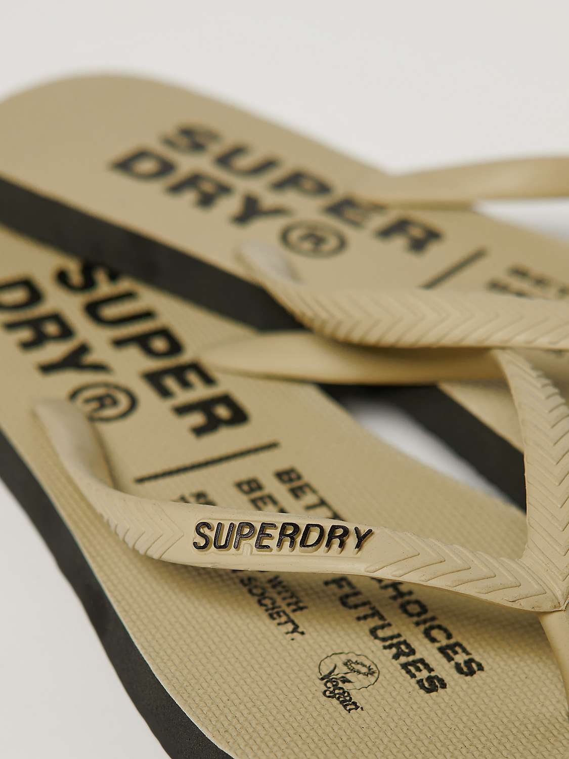 Buy Superdry Vintage Vegan Flip Flops Online at johnlewis.com