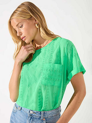 Ro&Zo Button Through Blouse, Green