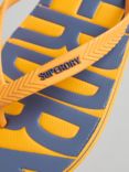 Superdry Vintage Vegan Flip Flops, Track Gold