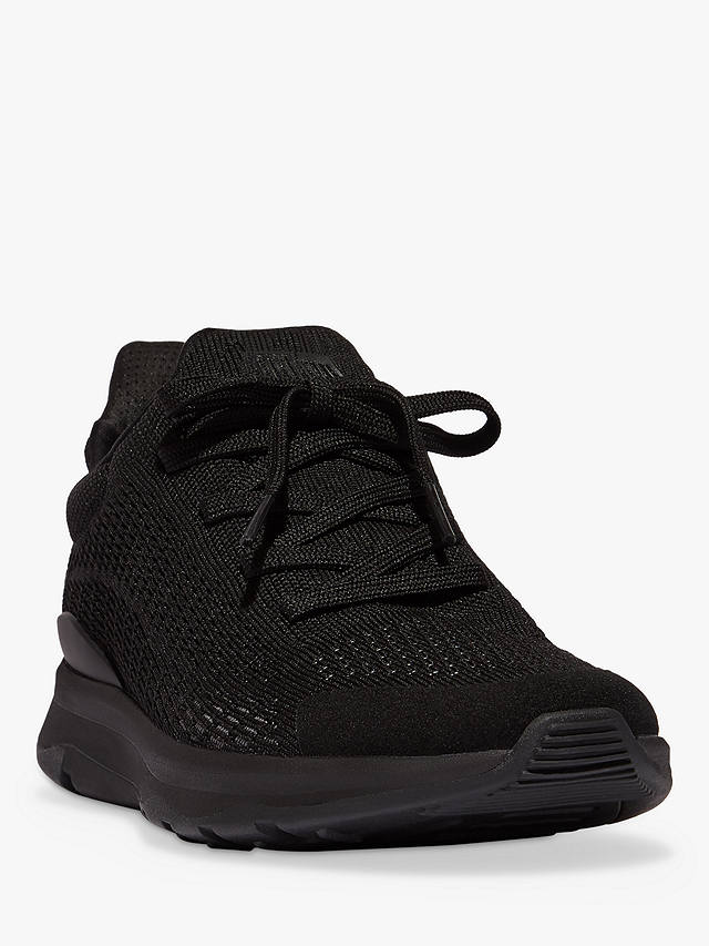 FitFlop Vitmain Knitted Trainers, All Black