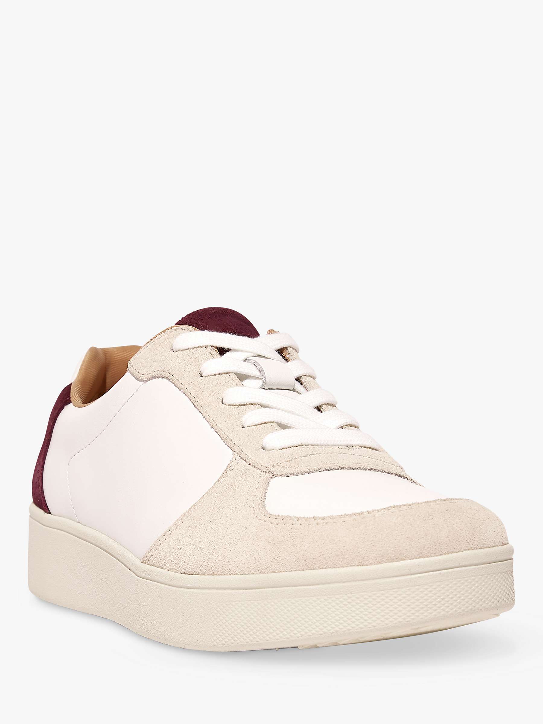 Buy FitFlop Rally Leather Trainers Online at johnlewis.com