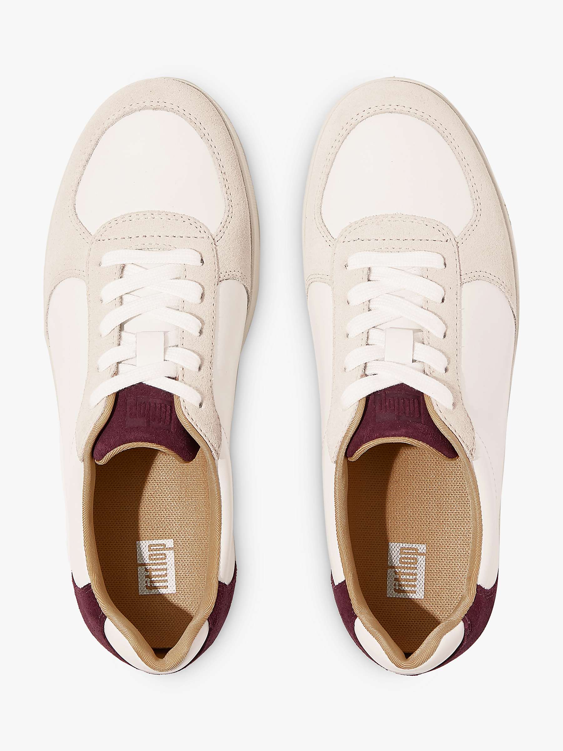 Buy FitFlop Rally Leather Trainers Online at johnlewis.com