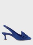 Hobbs Francis Slingback Suede Court Shoes, Cobalt