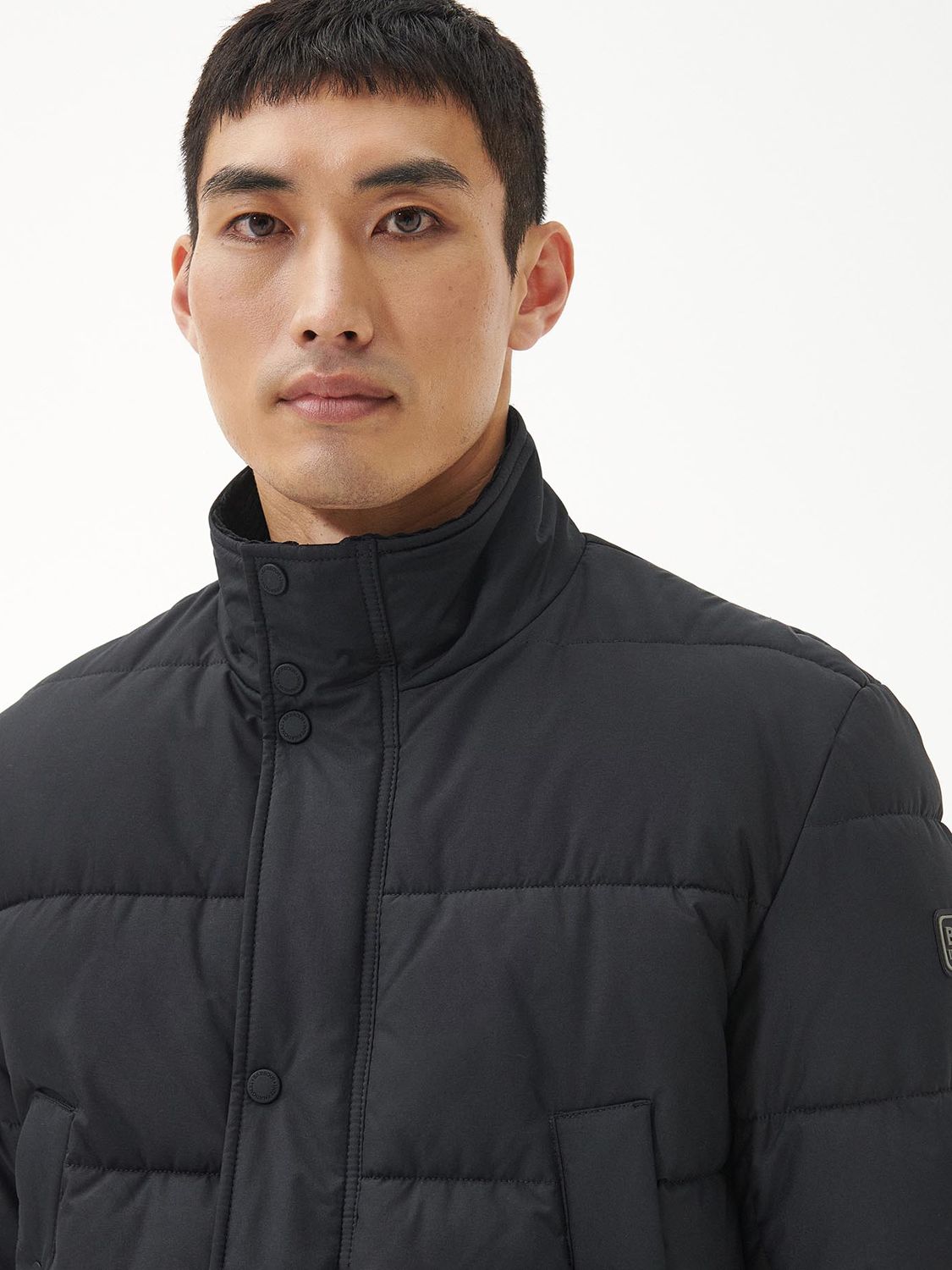 Barbour International Rowland Quilted Jacket, Black