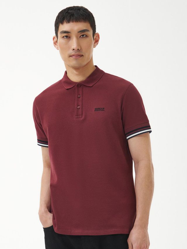 Barbour cheap polo red