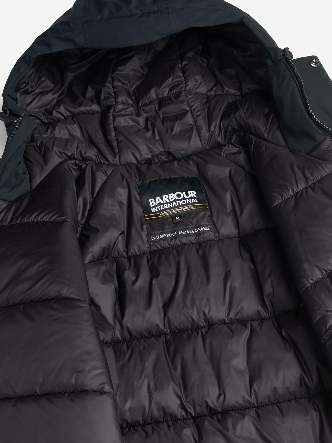 Barbour International Fleat Waterproof Jacket, Black