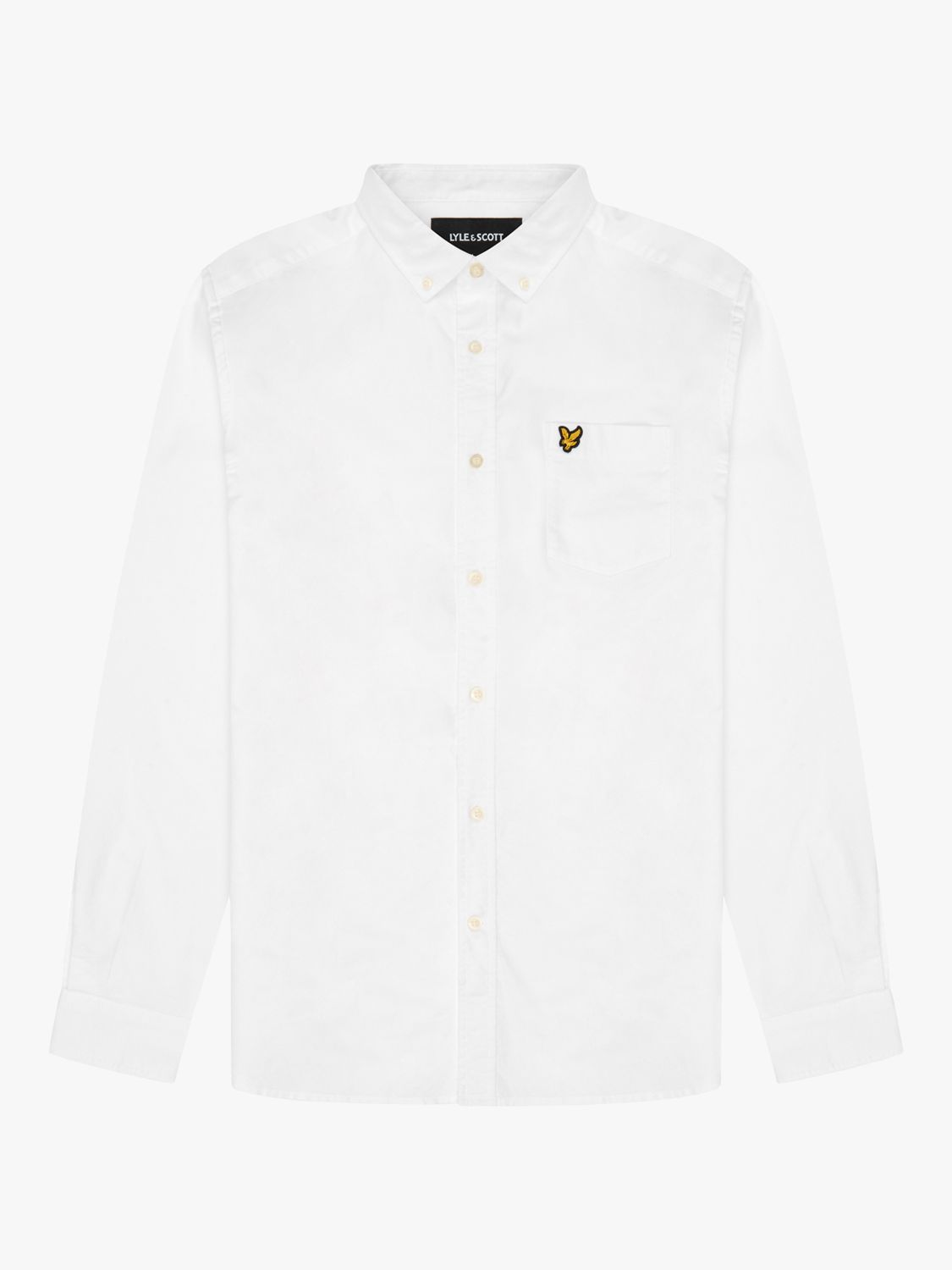 Lyle & Scott Regular Fit Oxford Shirt, White, L