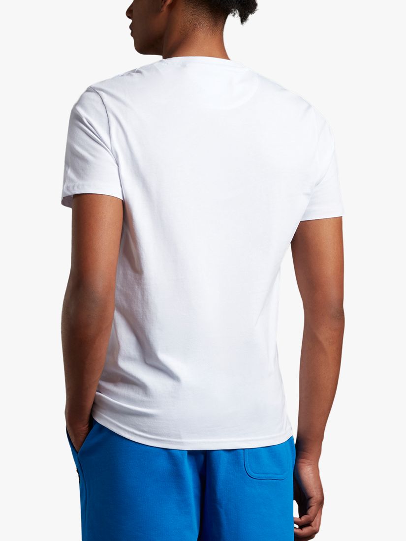 Lyle & Scott Cotton Logo T-Shirt, White, L