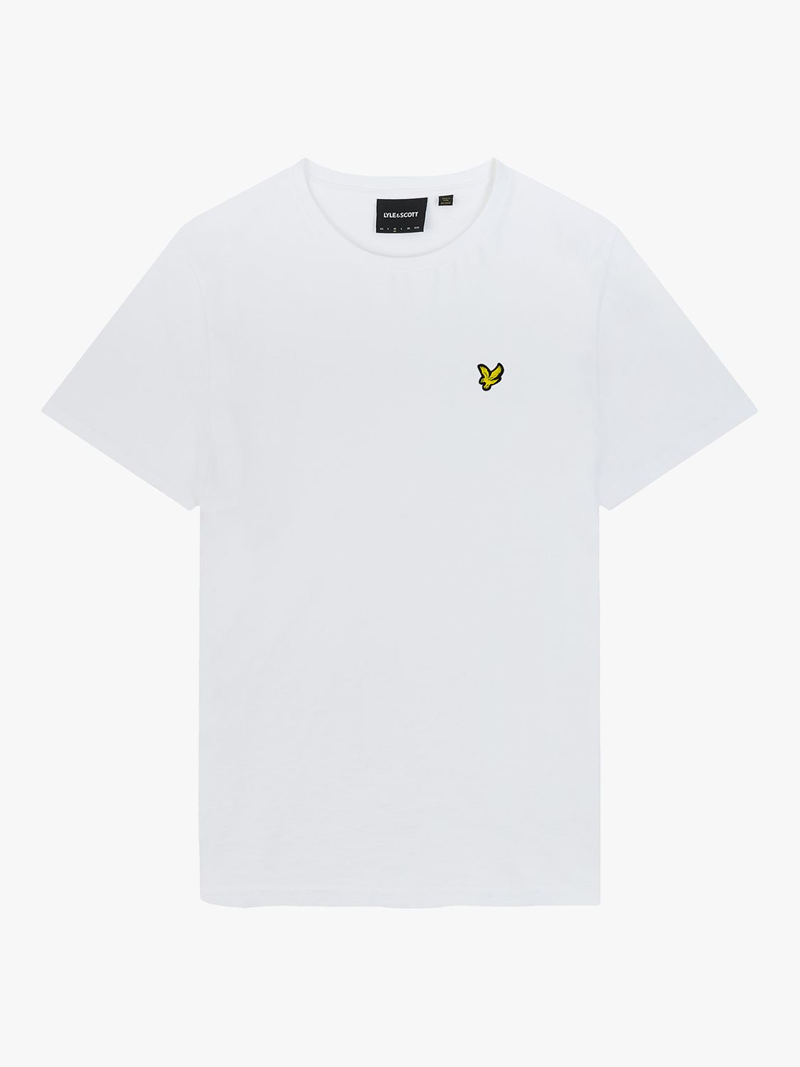 Lyle & Scott Cotton Logo T-Shirt, White, XS