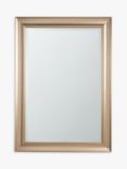 John Lewis Keswick Rectangular Wood Frame Wall Mirror, Silver