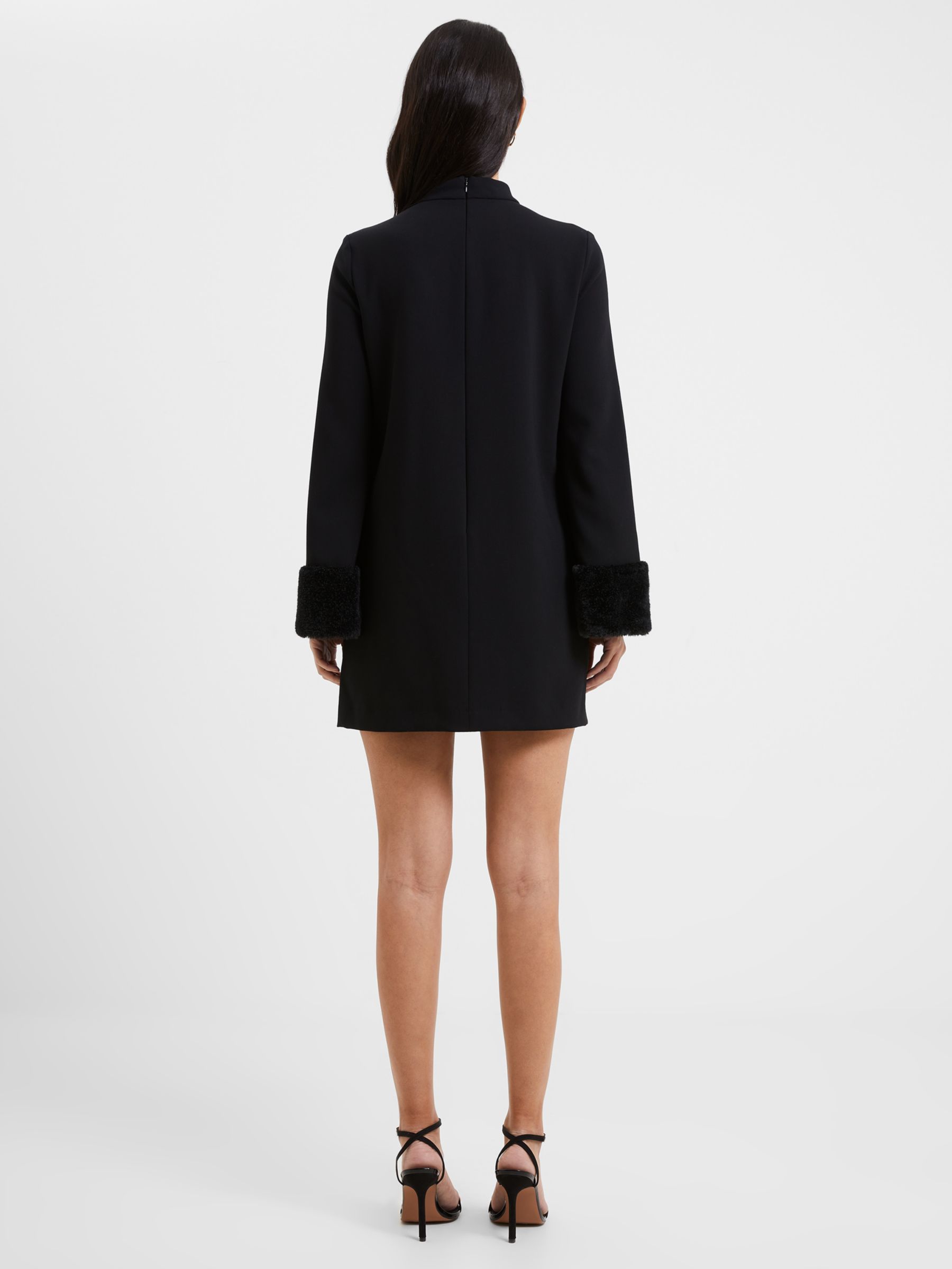French Connection Whisper Ruth Long Sleeve Detail Mini Dress