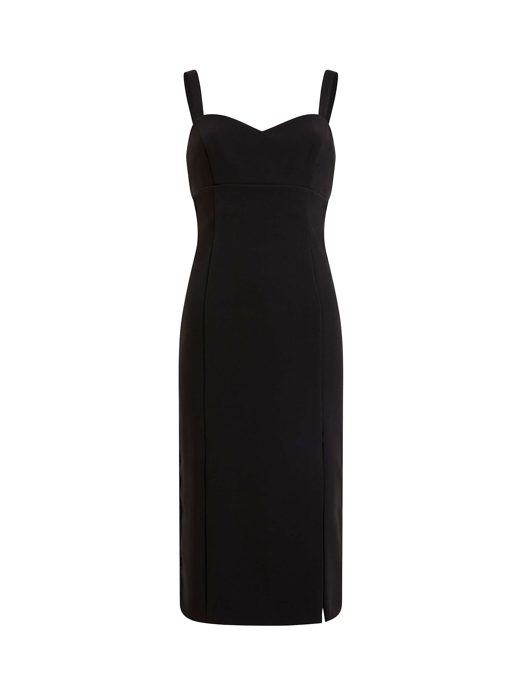 Buy French Connection Echo Sheath Midi Dress, Blackout Online at johnlewis.com