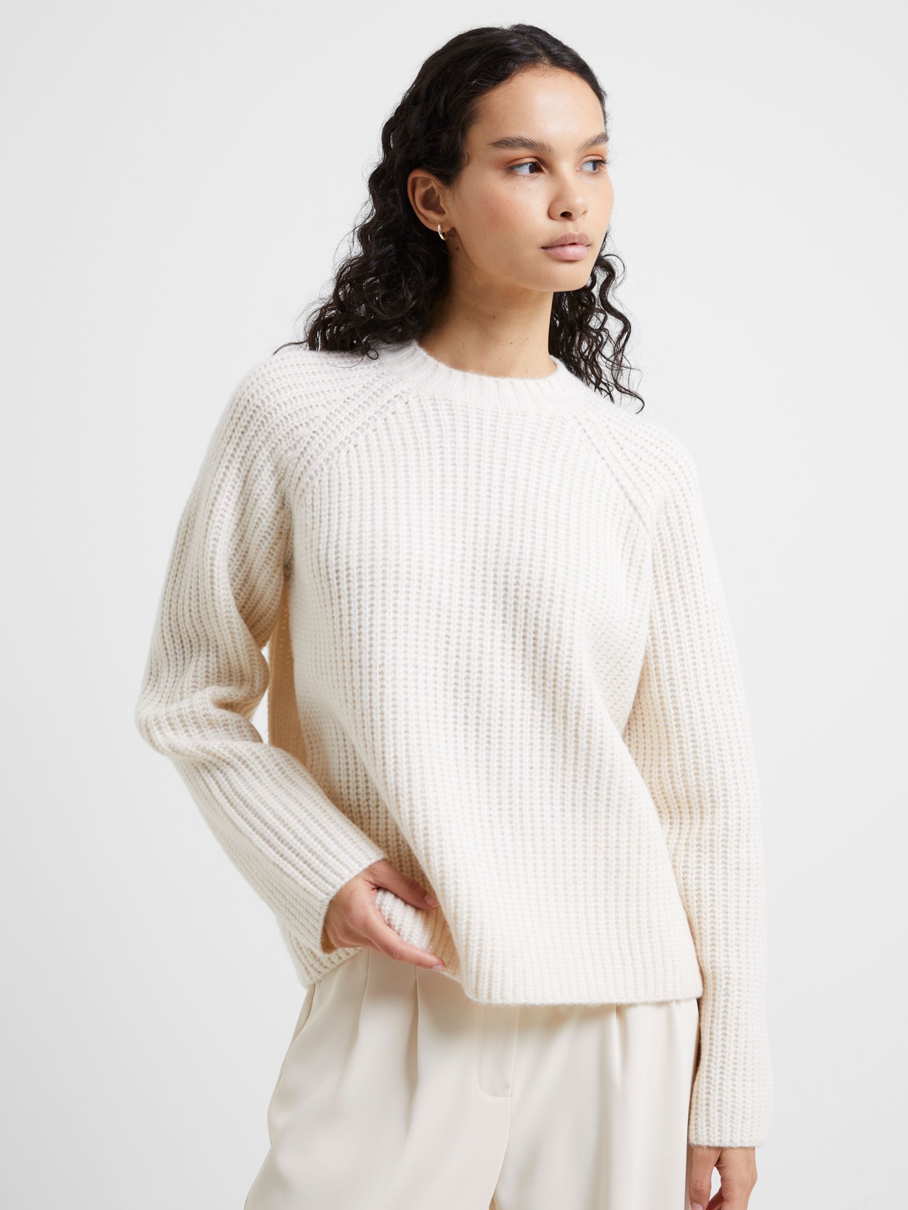 French Connection Jika Jumper, Classic Cream at John Lewis & Partners