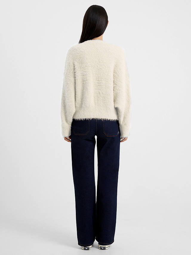 French Connection Meena Fluffy Jumper, Classic Cream