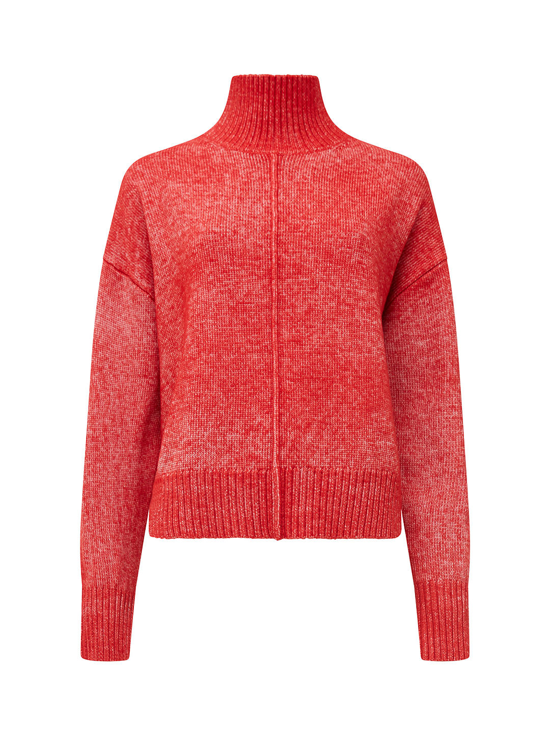 French Connection Kessy Plain Jumper, Warm Red