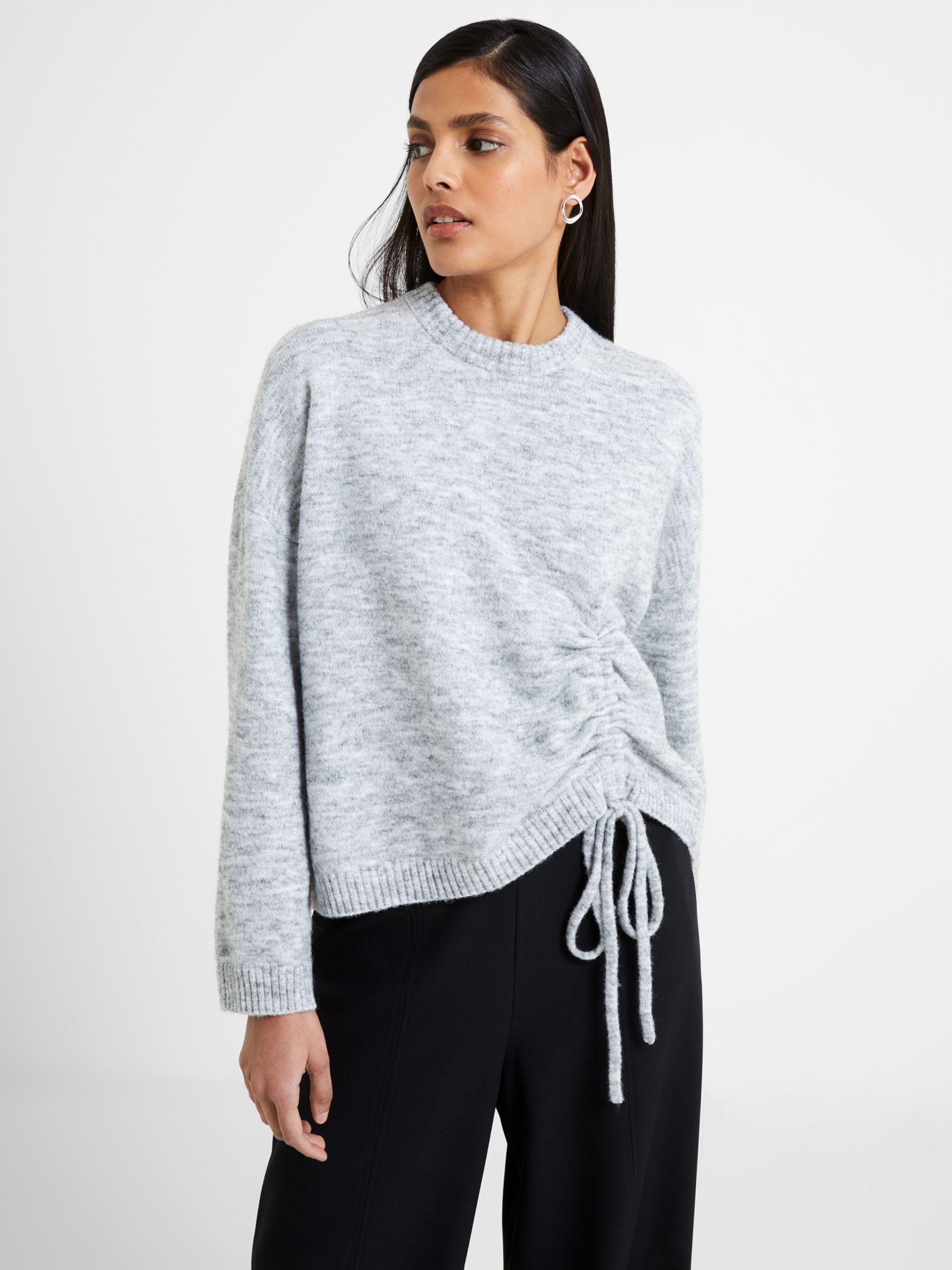 French Connection Kezia Jumper, Light Grey at John Lewis & Partners