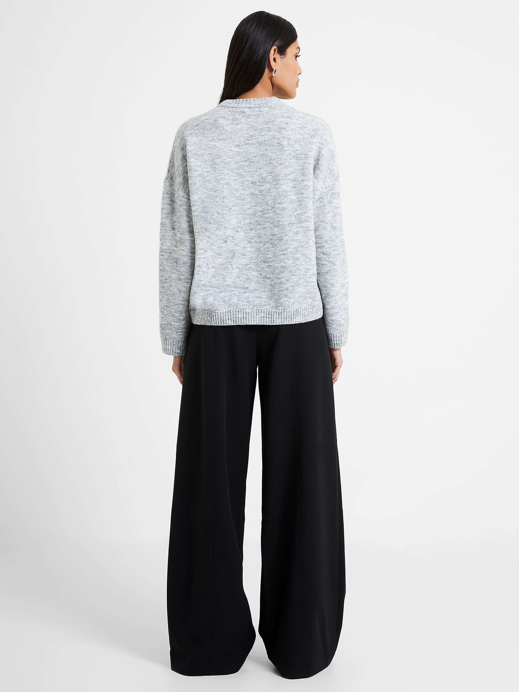 Buy French Connection Kezia Jumper, Light Grey Online at johnlewis.com