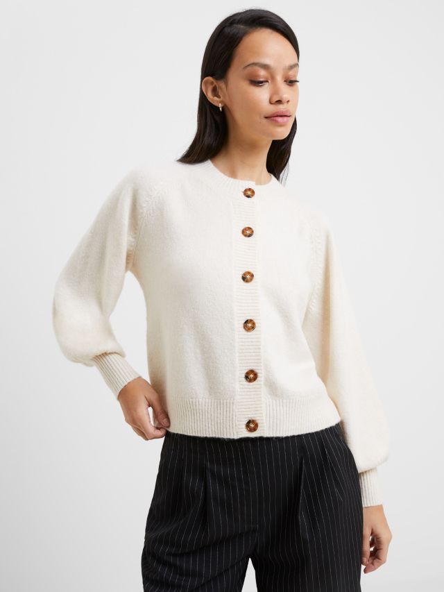 French Connection Kezia Cardigan, Classic Cream, XS