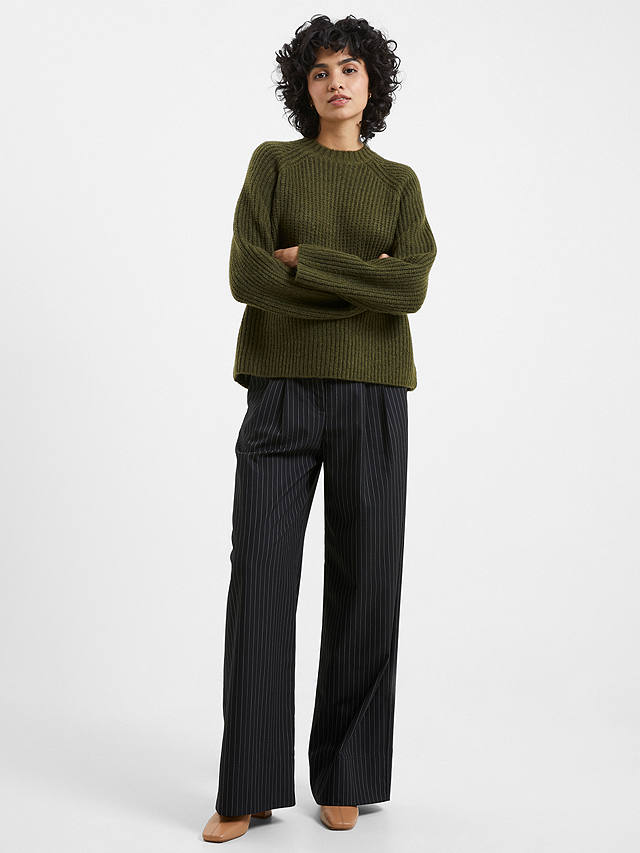 French Connection Jika Jumper, Olive Night at John Lewis & Partners