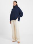 French Connection Kezia Roll Neck Jumper, Marine