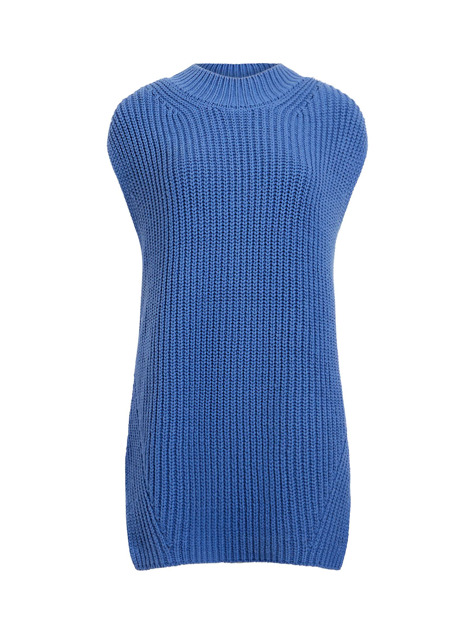 Buy French Connection Lily Cotton Vest, Coastal Fjord Online at johnlewis.com