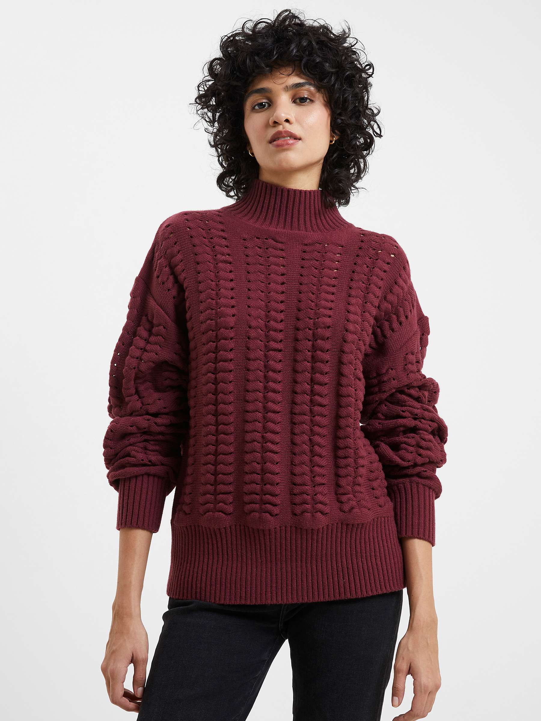 Buy French Connection Jolee Jumper, Chocolate Truffle Online at johnlewis.com