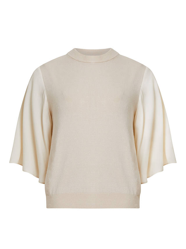 French Connection Krista Anglel Sleeve Jumper, Classic Cream