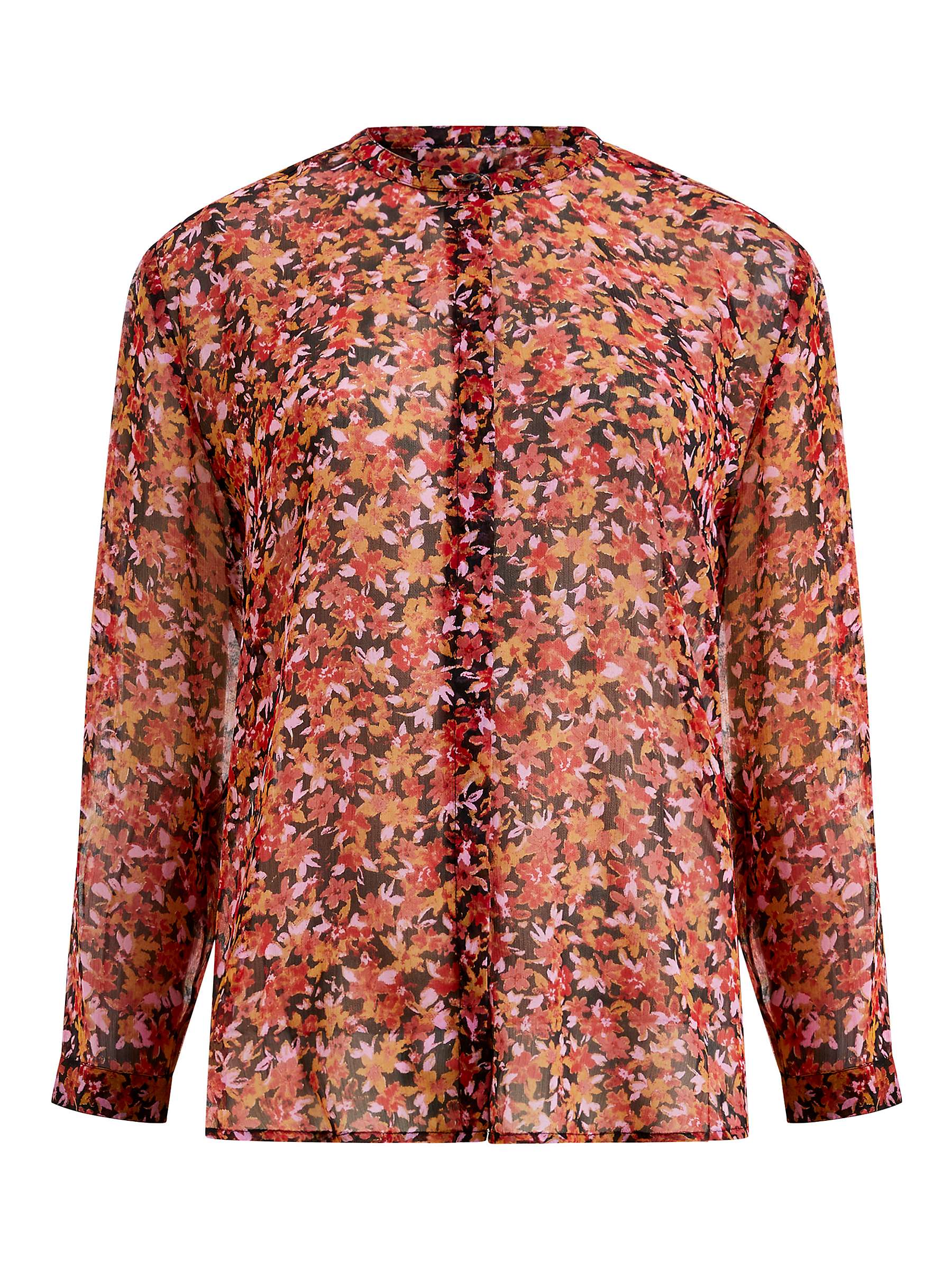 Buy French Connection Clara Flavia Grandad Shirt, Multi Online at johnlewis.com