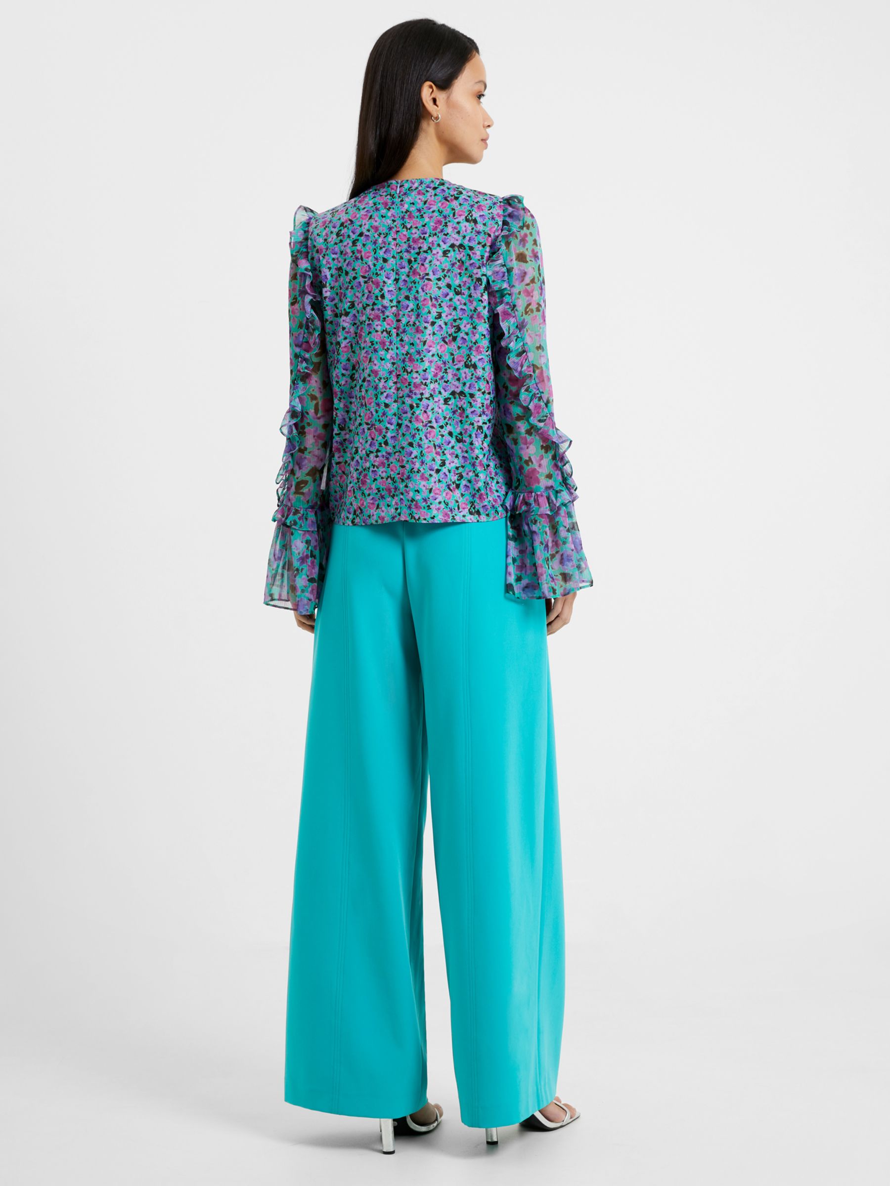 Buy French Connection Alezzia Floral Print Top Online at johnlewis.com