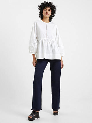 French Connection Sindey Cotton Top, Winter White