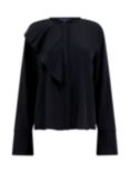 French Connection Crepe Shirt, Blackout