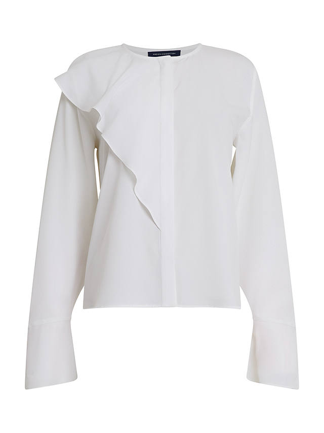 French Connection Crepe Shirt, Winter White
