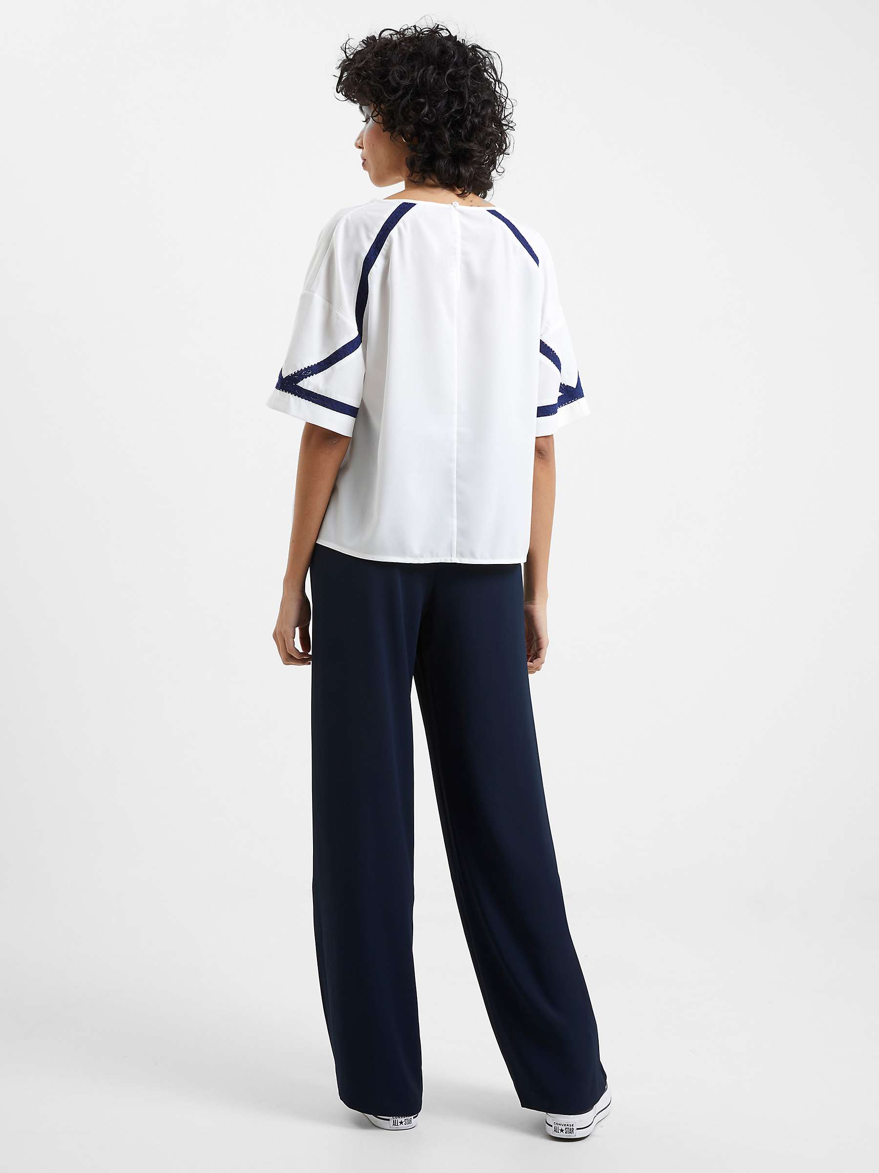 Buy French Connection Light Crepe Top Online at johnlewis.com