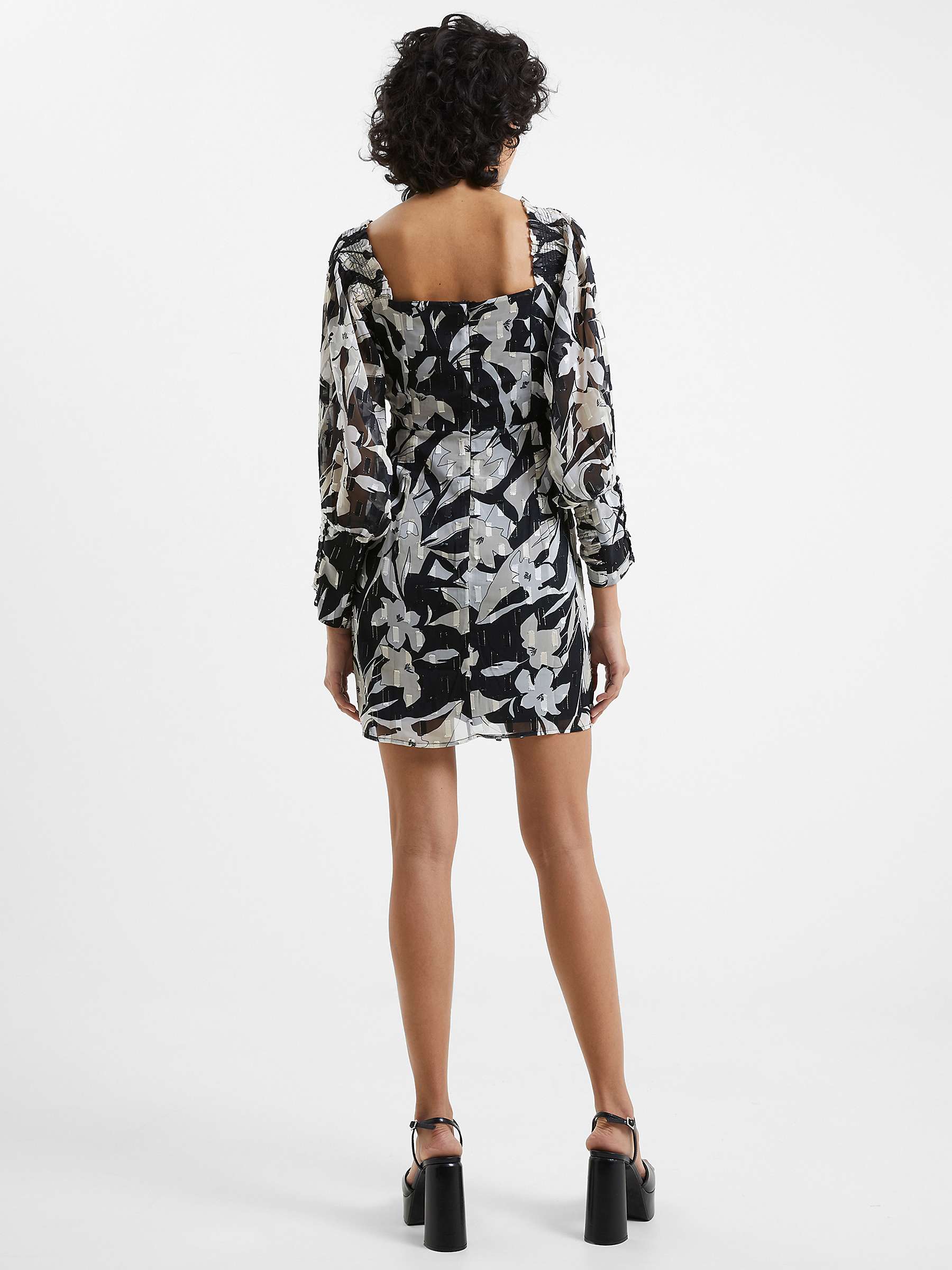 French Connection Ally Abstract Print Top, Blackout at John Lewis ...