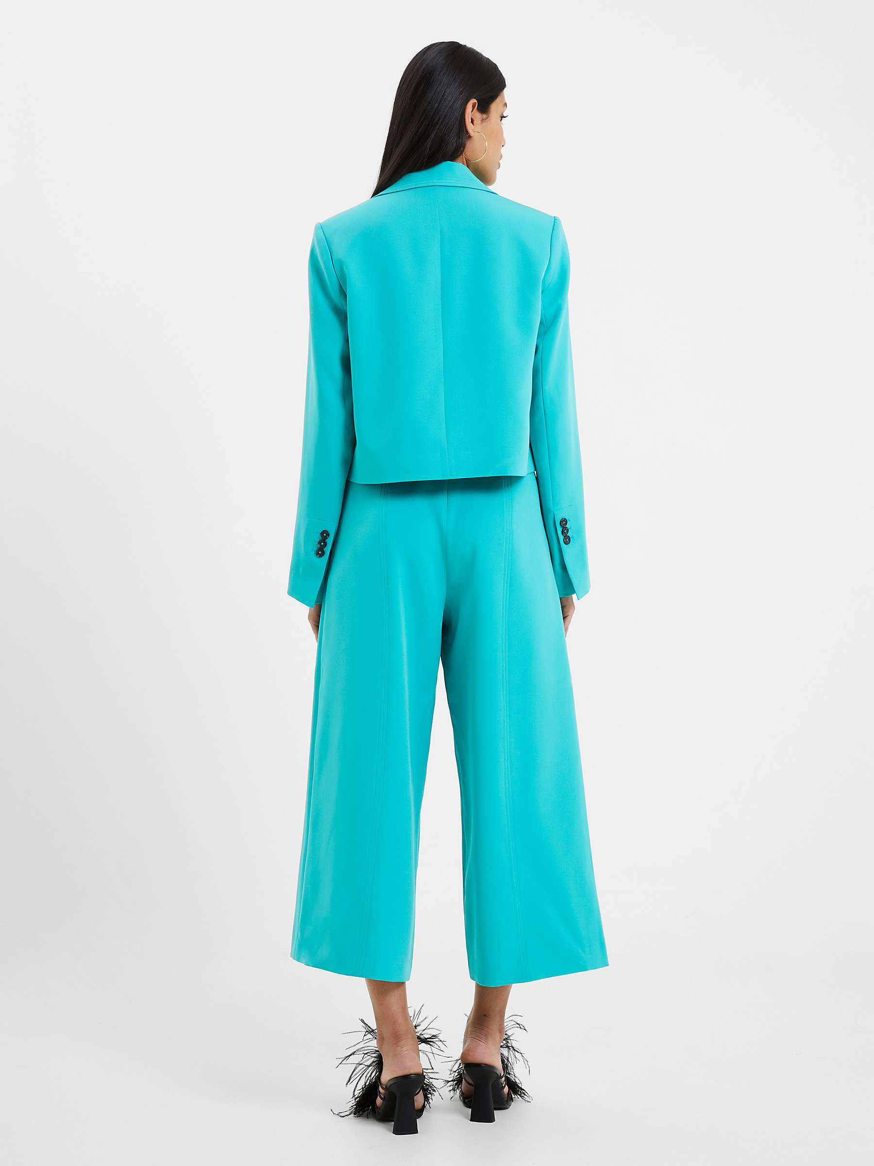 Buy French Connection Echo Culottes, Jaded Teal Online at johnlewis.com